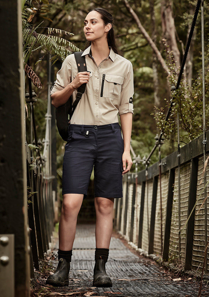 Women's Plain Utility Shorts ZS704