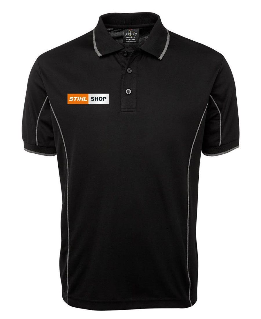 Stihl Shop Polo Black/Grey
