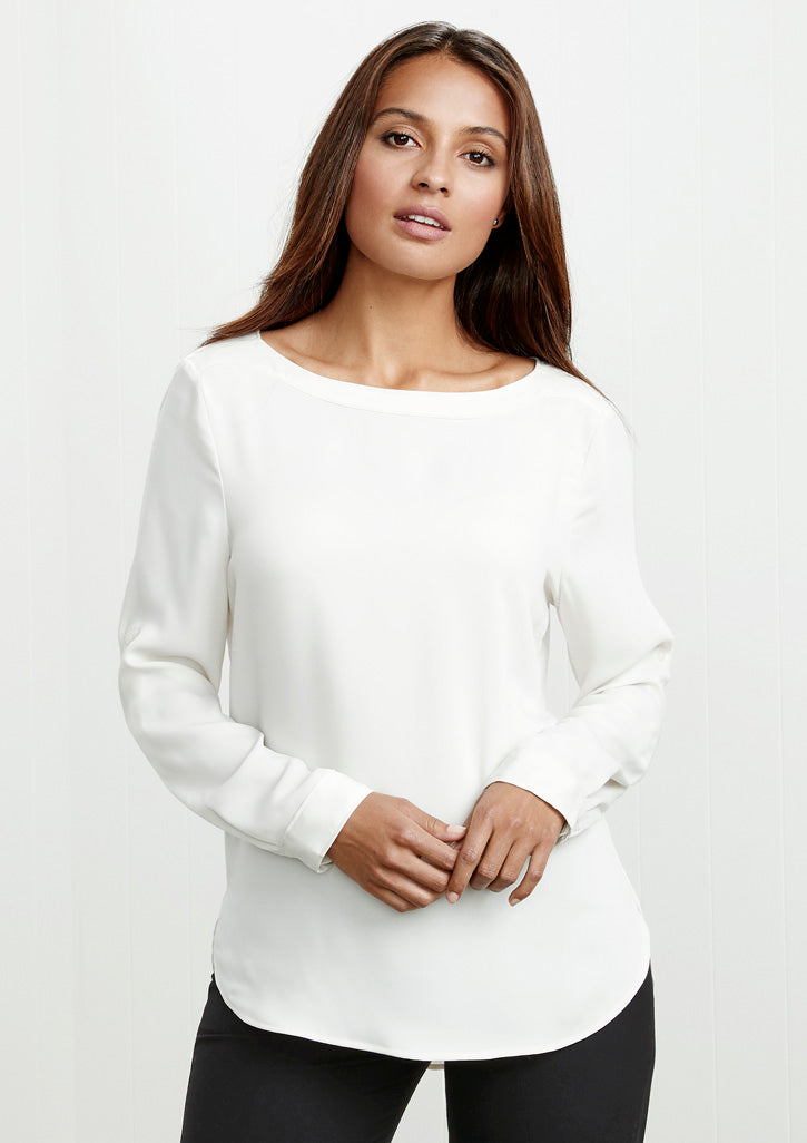 Maddy Boat Neck Shirt S828LL