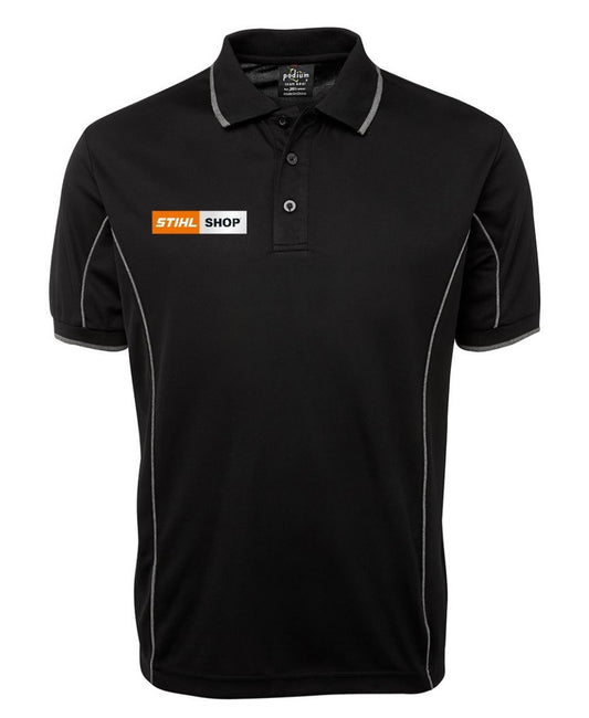 Stihl Shop Polo Black/Grey