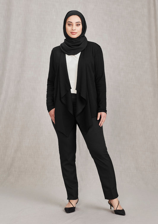 Waterfall Cardigan Black RLC267L